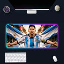 RGB világító billentyűzet és egérpad Lionel Messi - több változatban