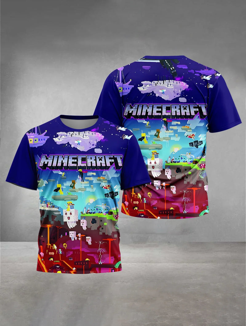 Stílusos gyerek póló Minecraft - több változatban