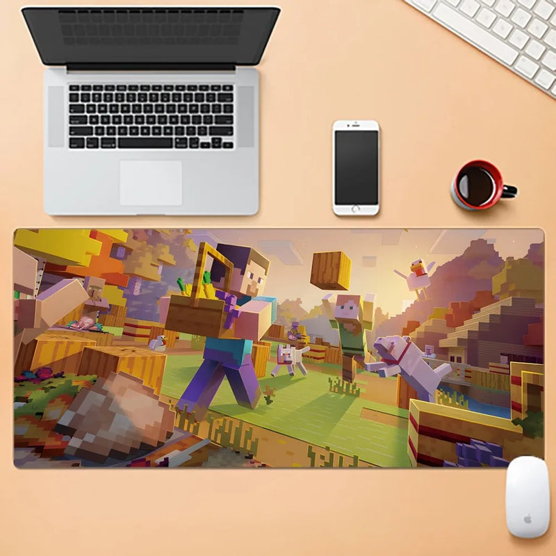 Gyermek billentyűzet és egérpad Minecraft - több változatban