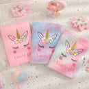 Lányok Plüss jegyzetfüzet Egyszarvú - több változatban