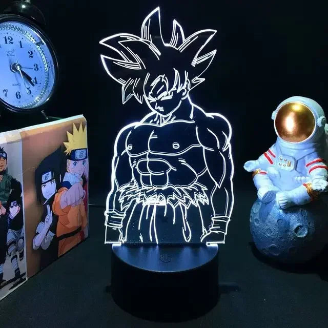Lámpa 3D illúzióval Dragon Ball - több változatban