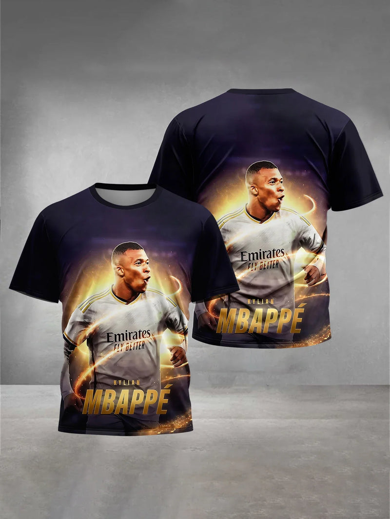 Gyerek nyári póló Kylian Mbappé - több változatban
