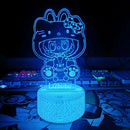 Hattyú 3D illúzióval ellátott lámpa - több változatban