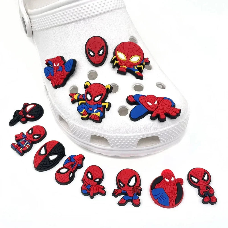 Fiú Crocs cipődíszek Pókember - 13 db