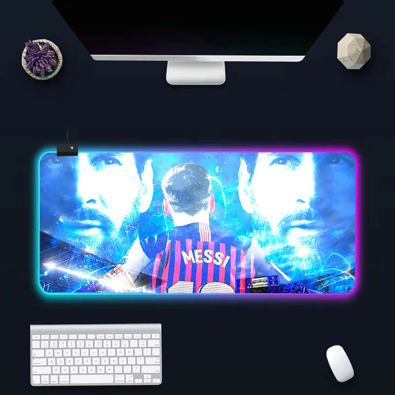 RGB világító billentyűzet és egérpad Lionel Messi - több változatban