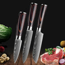 SharpMaster™ konyhai késkészlet damaszkuszi mintával és ollóval