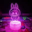 Hattyú 3D illúzióval ellátott lámpa - több változatban