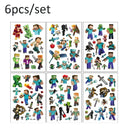 Gyerek tetoválások Minecraft - 6 csomag