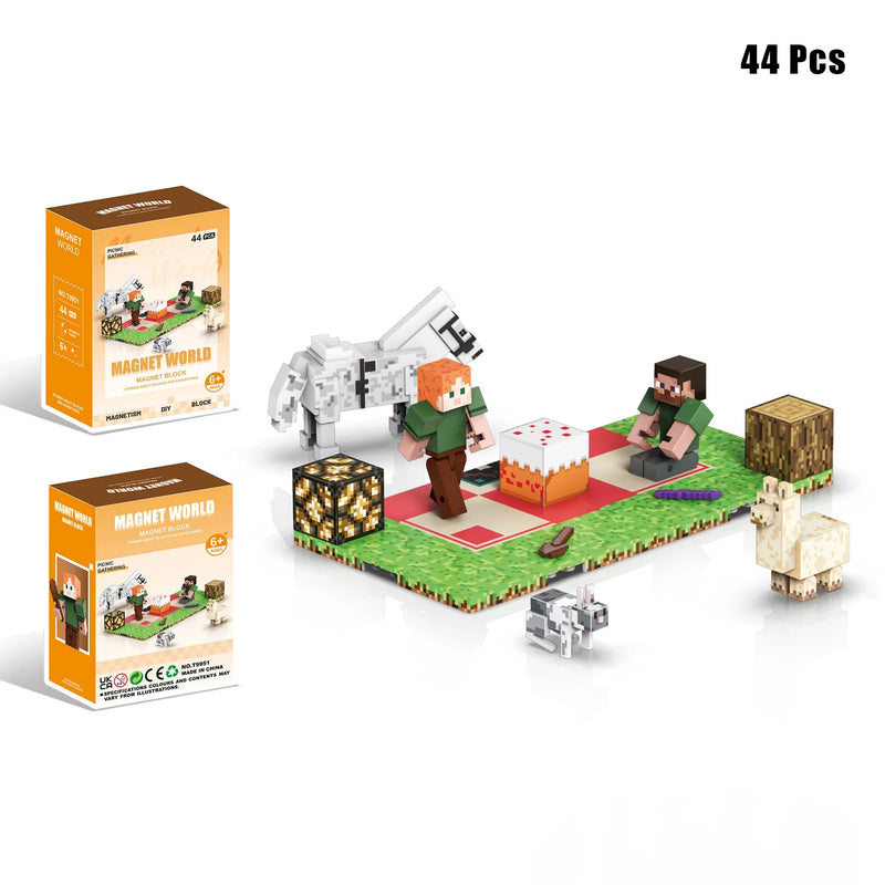 Figurák Minecraft mágneses készlethez - több változatban