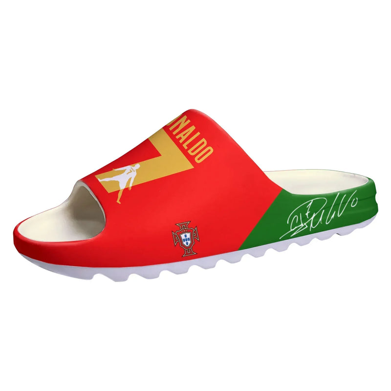 Nyári papucs Cristiano Ronaldo - design több változatban