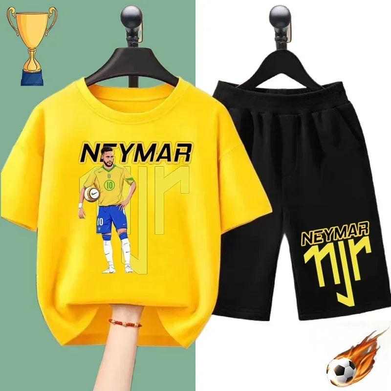 Gyerek nyári szett Neymar póló és rövidnadrág - több változatban