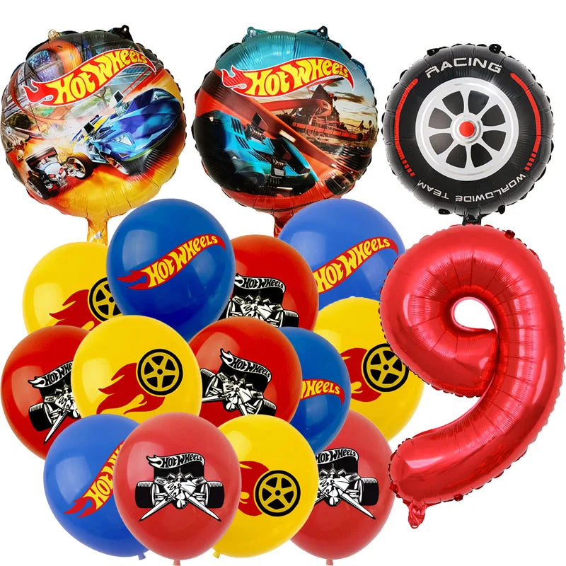 Hot Wheels születésnapi léggömbök - több változatban