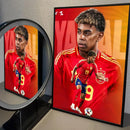 Egy labdarúgó arculata - Lamine Yamal