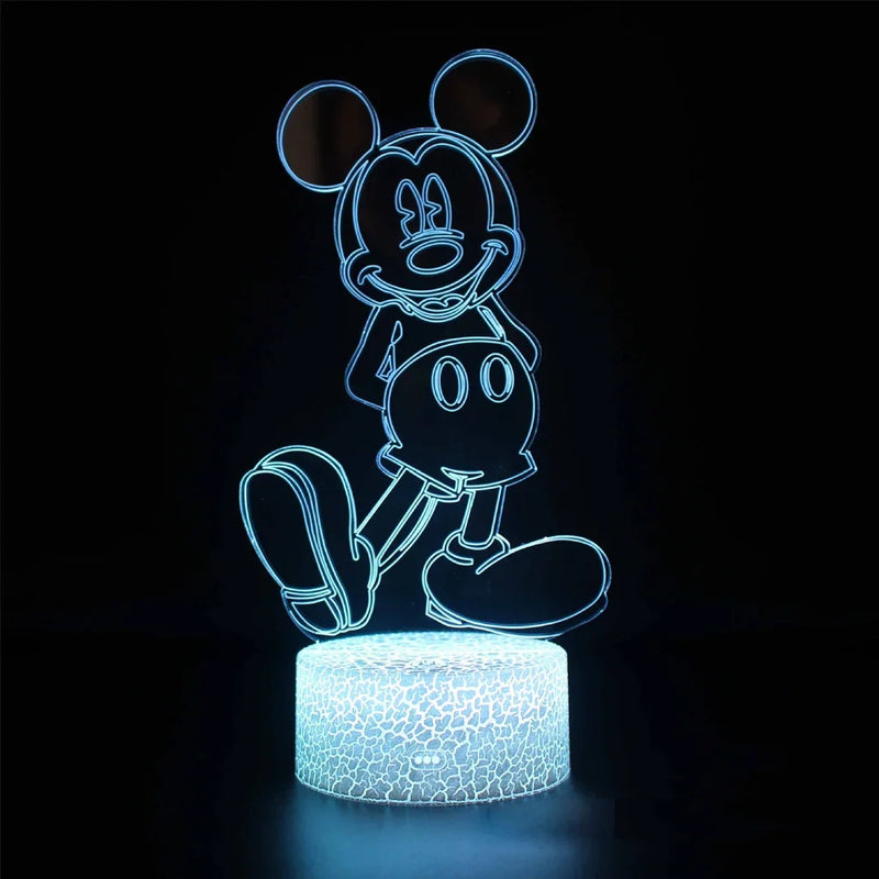 3D illúziós lámpa Mickey egér - több változatban