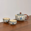 Hagyományos kínai porcelán teáskészlet