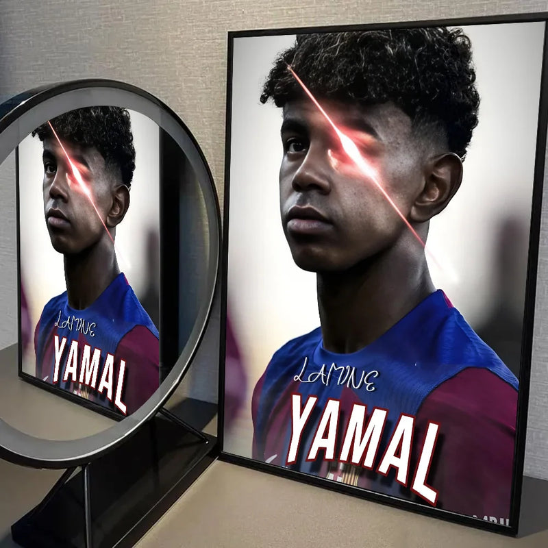 Egy labdarúgó arculata - Lamine Yamal