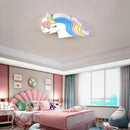 Lány egyszarvú mennyezeti lámpa - több változatban