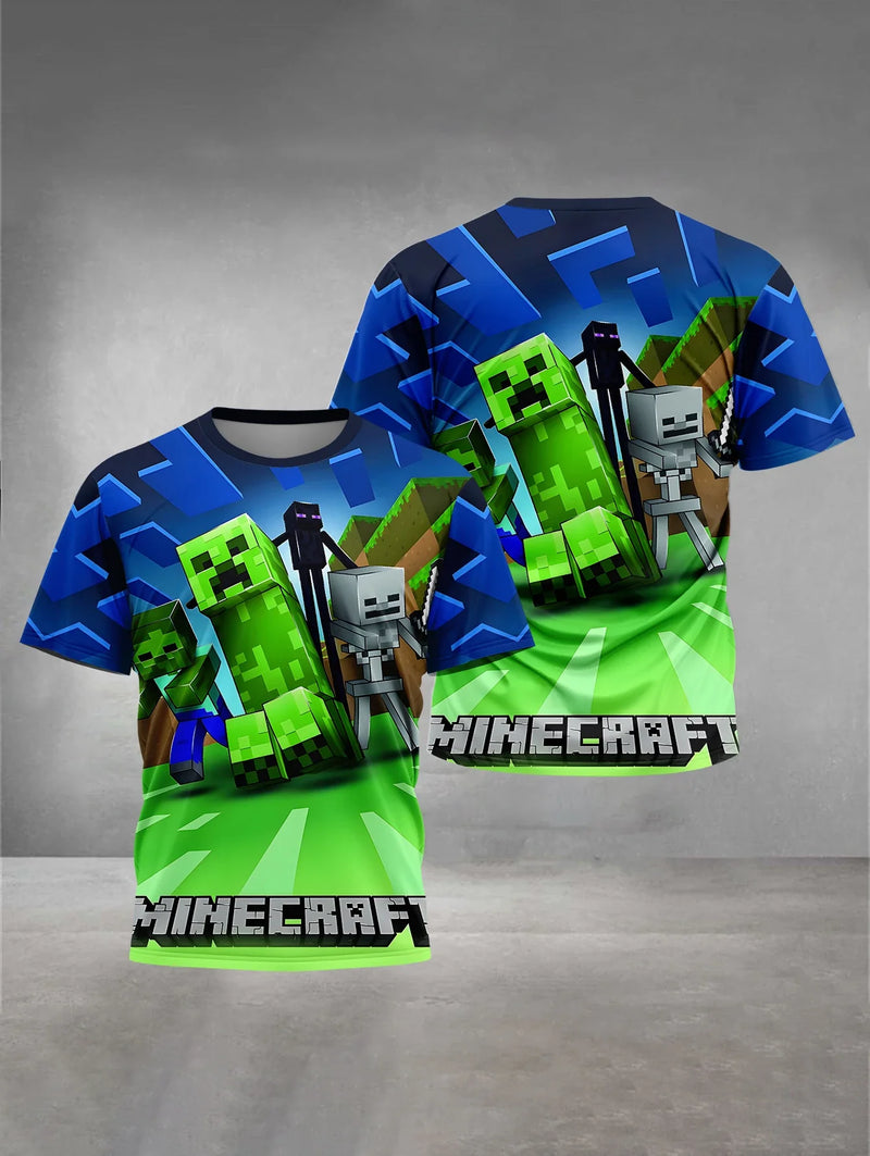 Stílusos gyerek póló Minecraft - több változatban
