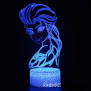 3D illúziós lámpa Jégvarázs - több változatban