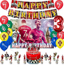 Születésnapi foci party készlet Cristiano Ronaldo lufikkal - több változatban