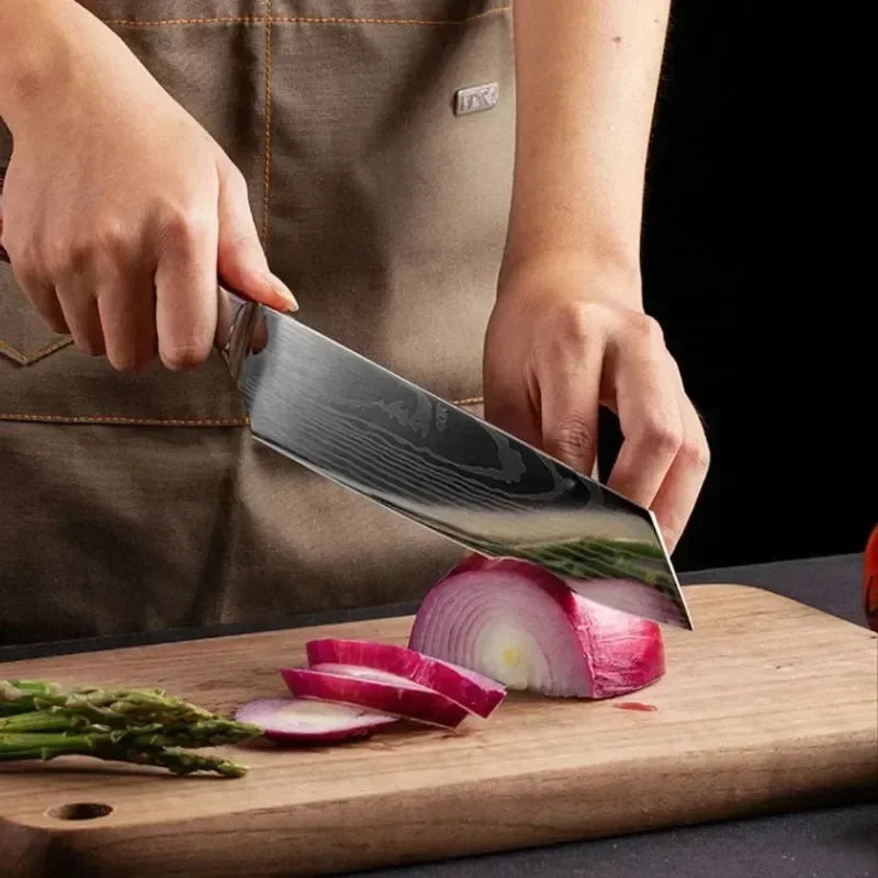 SharpMaster™ konyhai késkészlet damaszkuszi mintával és ollóval