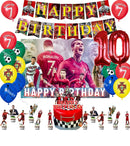 Születésnapi foci party készlet Cristiano Ronaldo lufikkal - több változatban