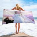 Dizájner lányok fürdőlepedője Jégvarázs - több változatban