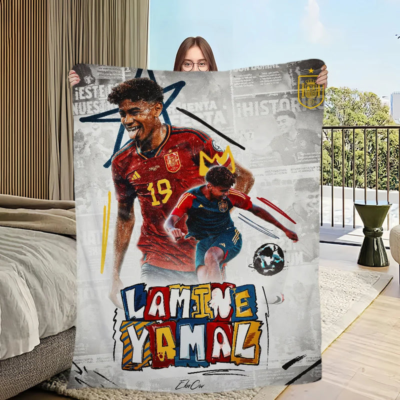 Futball takaró Lamine Yamal - több változatban