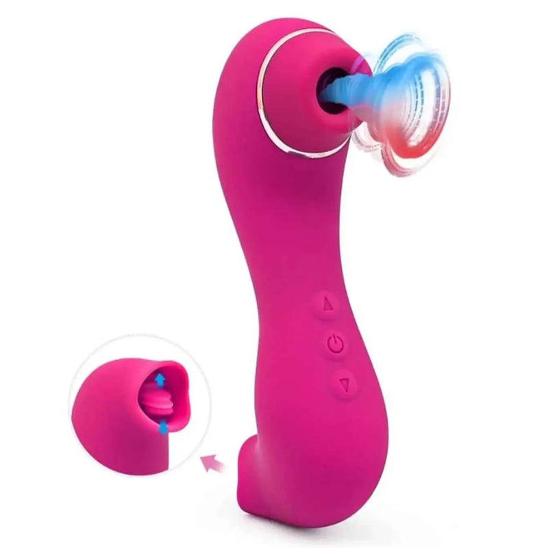 2in1 szívó és nyaló vibrátor az intenzív stimulációért - több változatban
