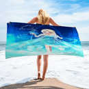 Dizájner lányok fürdőlepedője Jégvarázs - több változatban