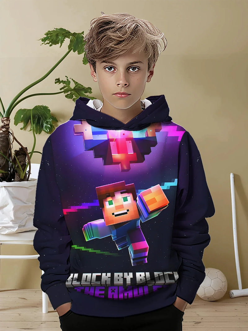 Tervező gyerek pulóver Minecraft - több változatban