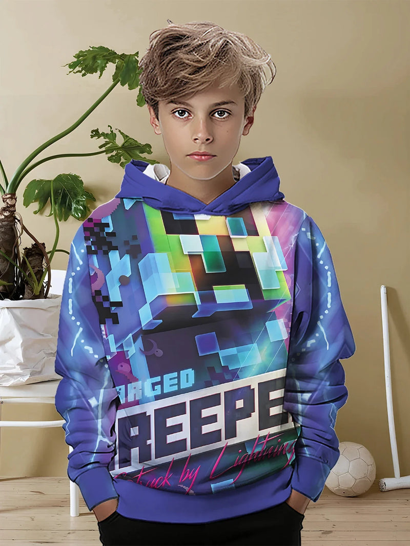 Tervező gyerek pulóver Minecraft - több változatban