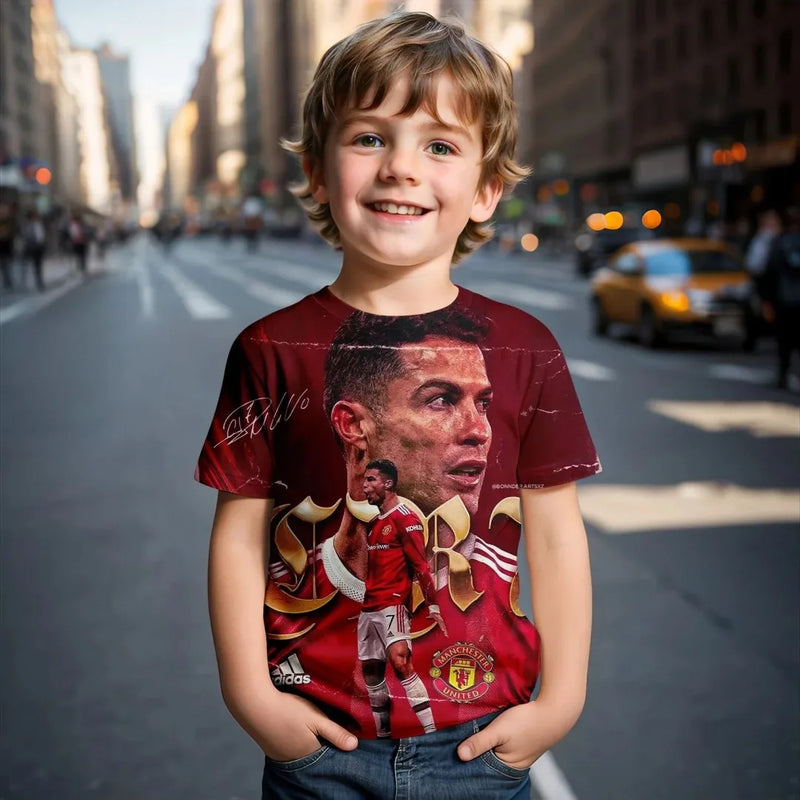 Gyermek tervezői póló - Cristiano Ronaldo