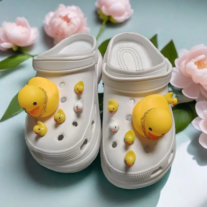 Nagy Crocs cipő díszek - kacsák