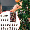 Adventi naptár karácsonyfadíszekkel - tacskó kutya