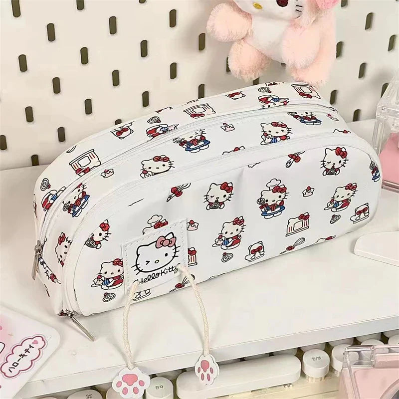 Lányok iskolai tolltartó Hello Kitty