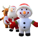 Design Jelmez Karácsony - Mikulás, rénszarvas és hóember