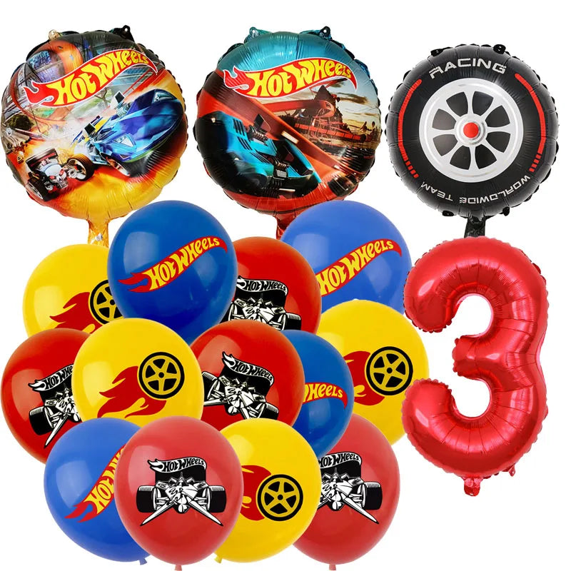 Hot Wheels születésnapi léggömbök - több változatban