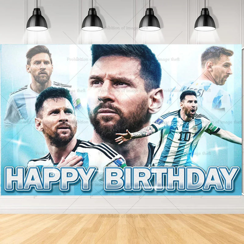 Születésnapi foci party szett Lionel Messi lufikkal - több változatban