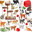 Nagy figurakészlet - macskák