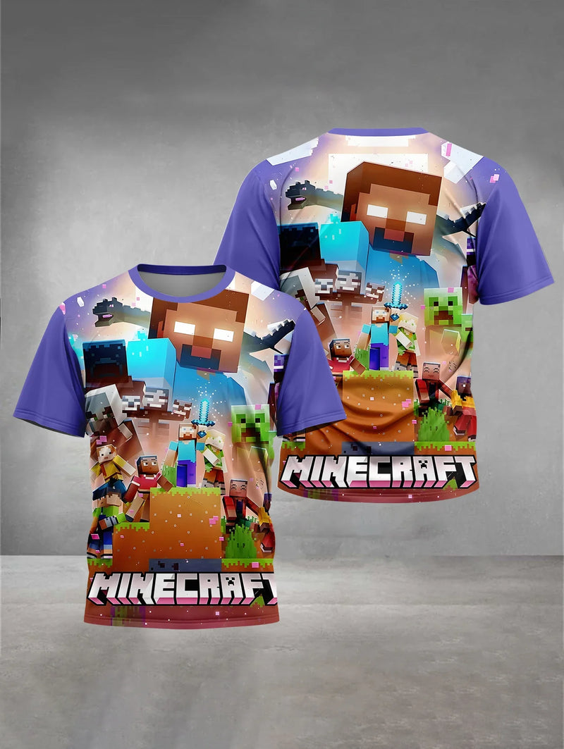 Stílusos gyerek póló Minecraft - több változatban