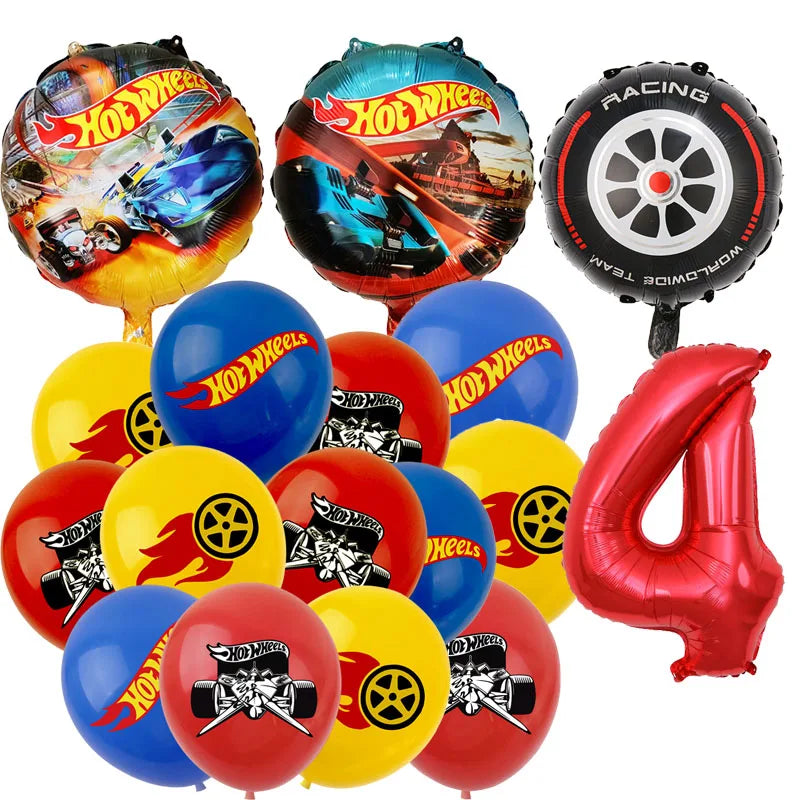 Hot Wheels születésnapi léggömbök - több változatban