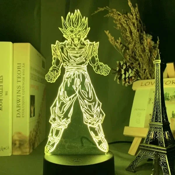 Lámpa 3D illúzióval Dragon Ball - több változatban