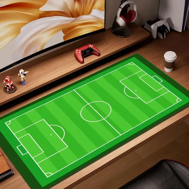 Billentyűzet és egérpad - futballpálya