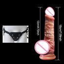 Valósághű vibrátor mozgó fitymával - több változatban