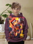 Tervező gyerek pulóver Minecraft - több változatban