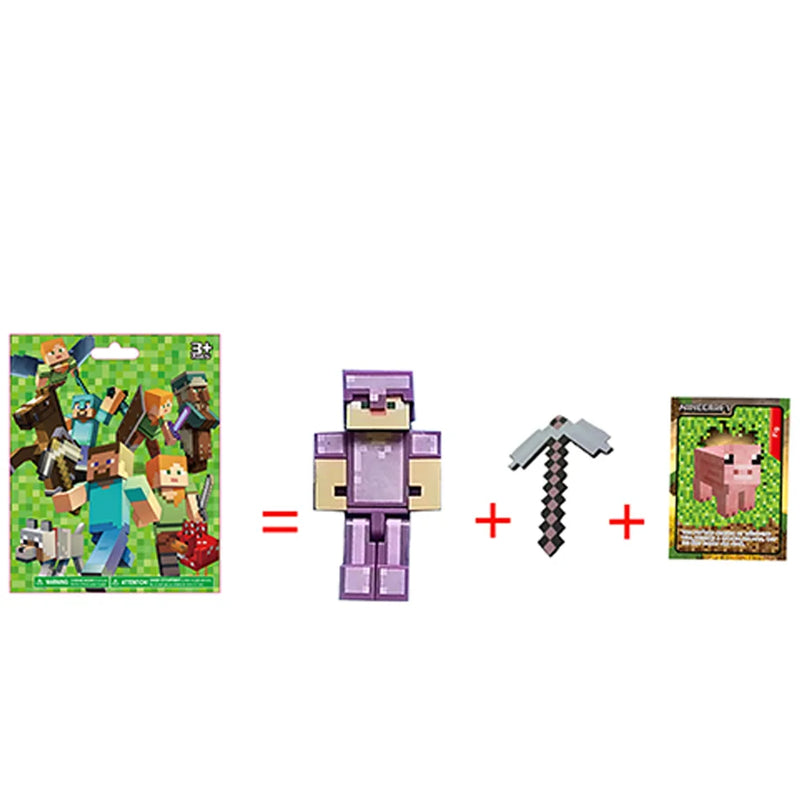 A Figura csomag és a Minecraft kártyák - több változatban