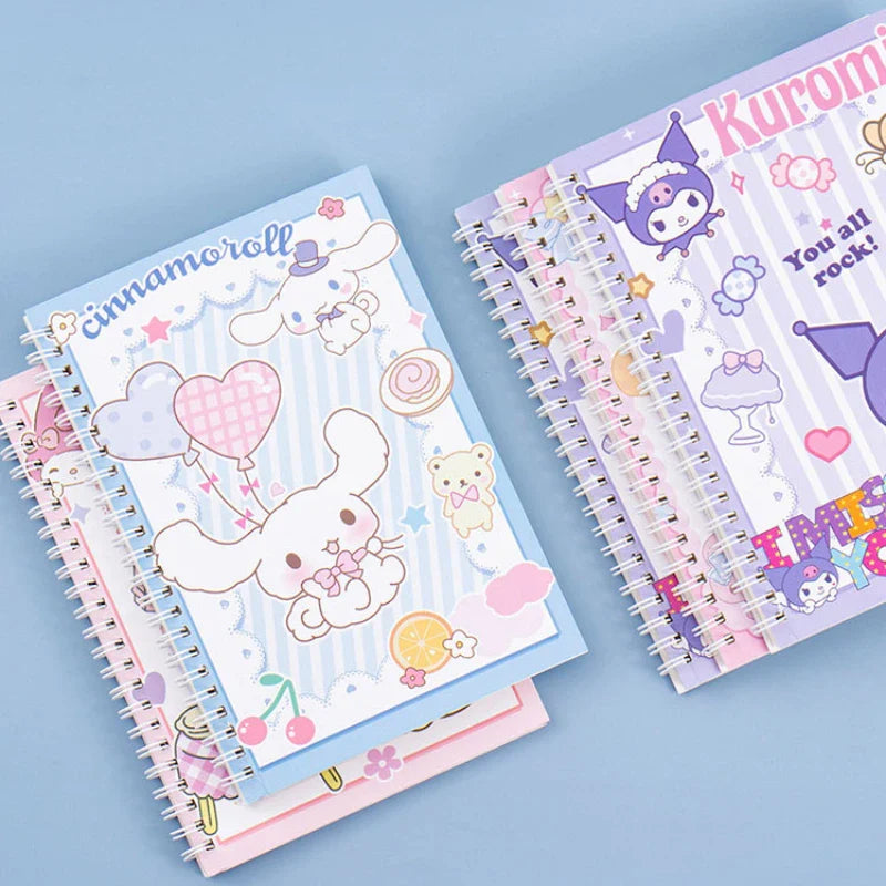 Iskolai jegyzetfüzet A5 Cinnamoroll - több változatban