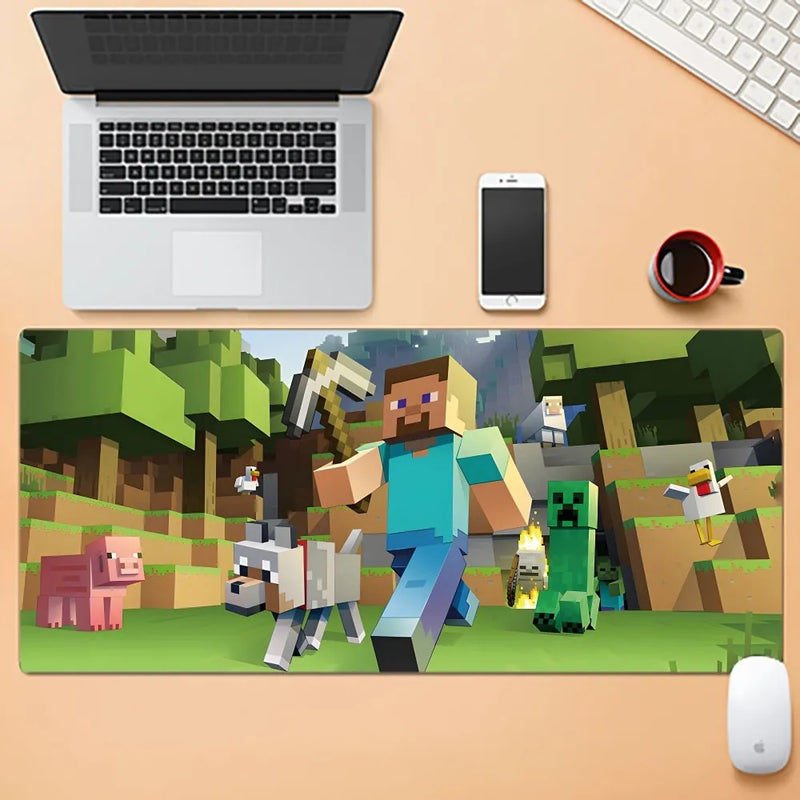 Gyermek billentyűzet és egérpad Minecraft - több változatban