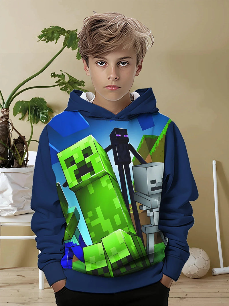 Tervező gyerek pulóver Minecraft - több változatban